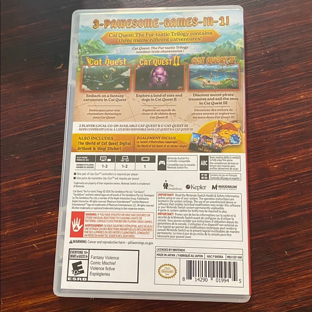 Cat Quest The Purr-tastic Trilogy Nintendo Switch Game - Picture 2 of 3